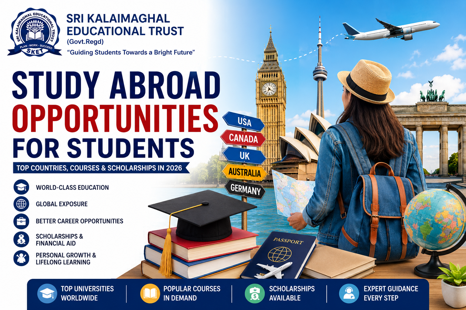 Study Abroad Opportunities for Students: Top Countries, Courses, and Scholarships in 2026