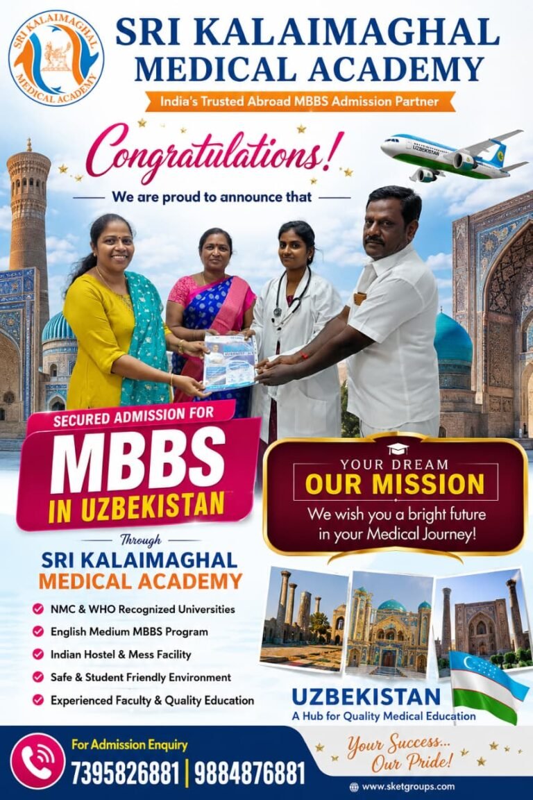 Student selected for MBBS abroad admission in a top medical university