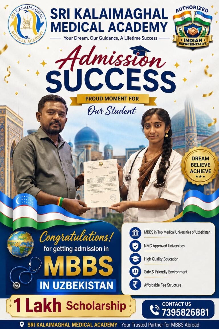 Student receiving MBBS abroad admission guidance and counselling